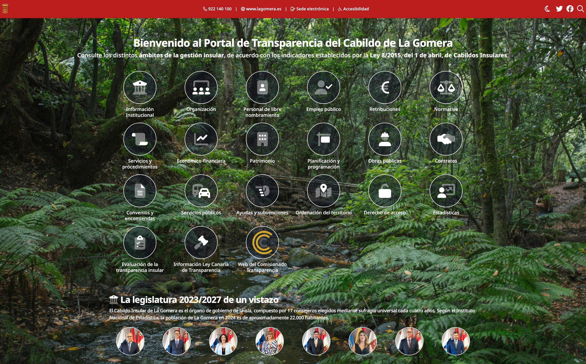 Portal de Transparencia - Cabildo de La Gomera